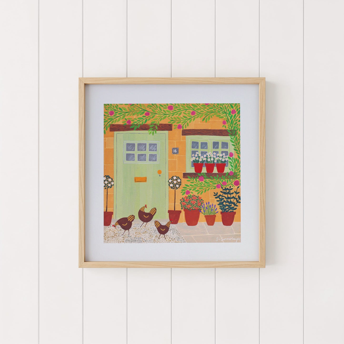 Number Sixteen Art Print