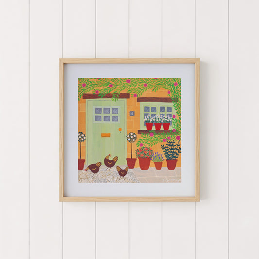 Number Sixteen Art Print