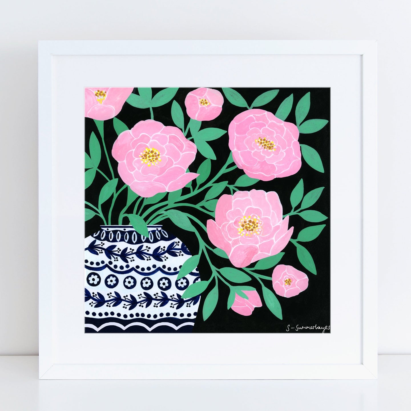 Pink Peonies Art Print