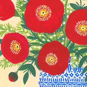 Pretty Poppies Art Print