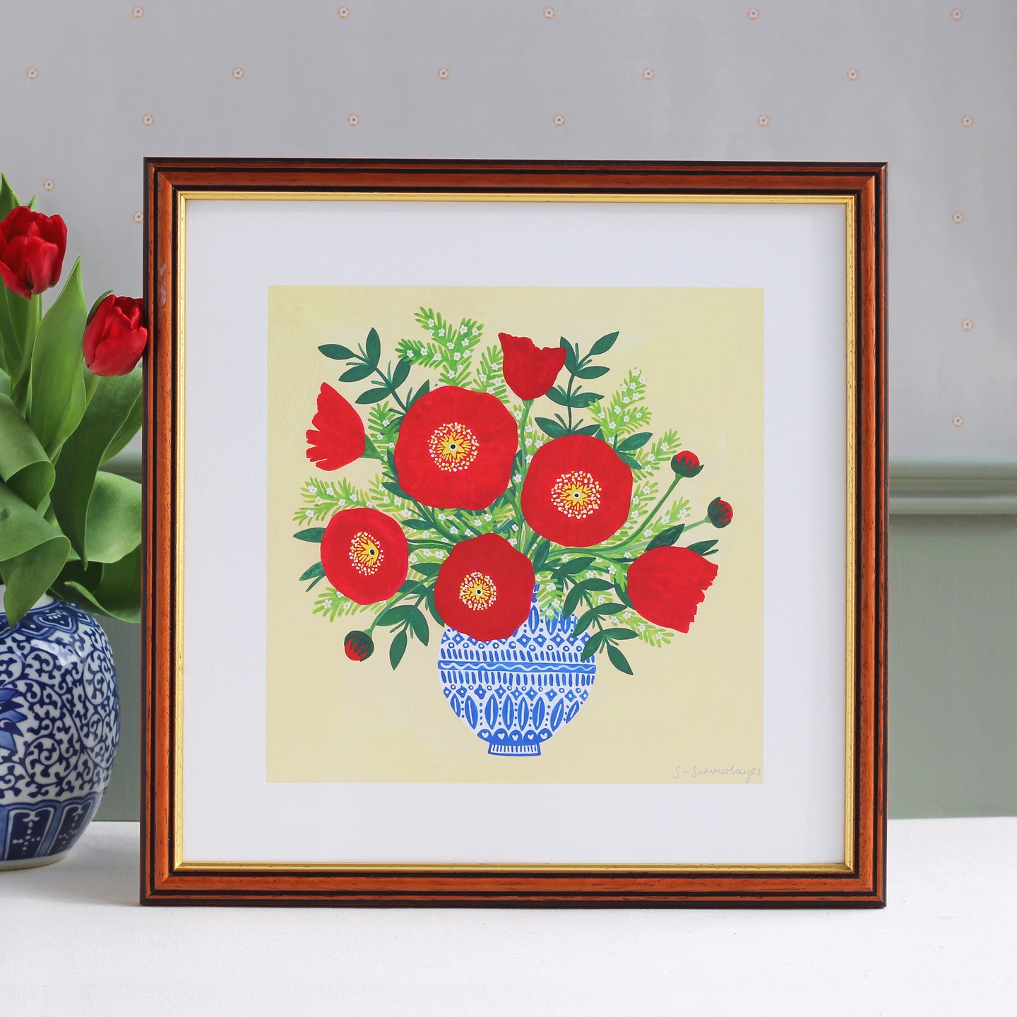 Pretty Poppies Art Print