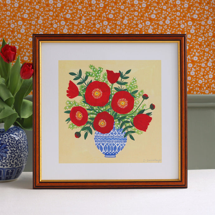 Pretty Poppies Art Print