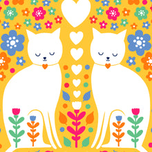 Load image into Gallery viewer, Scandi Cats Art Print