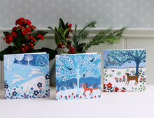 Load image into Gallery viewer, Notecard Pack - Winter Woodland