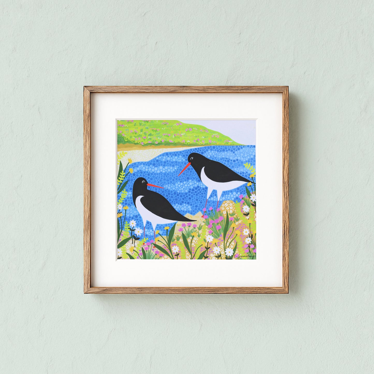 Coastal Sea Birds Art Print