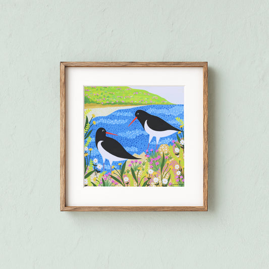 Coastal Sea Birds Art Print