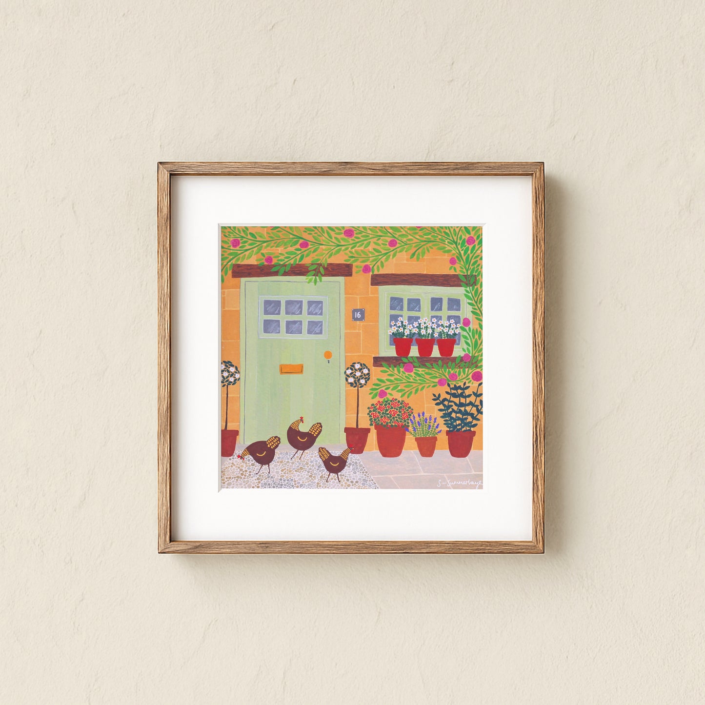 Number Sixteen Art Print