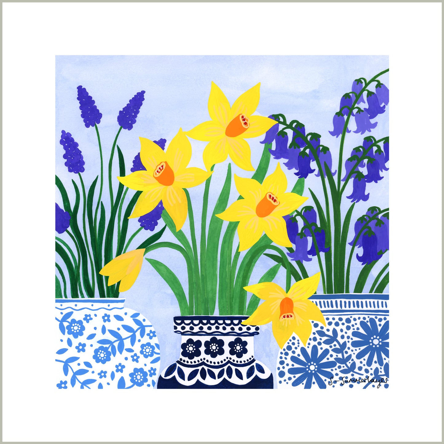 Spring Vases Art Print