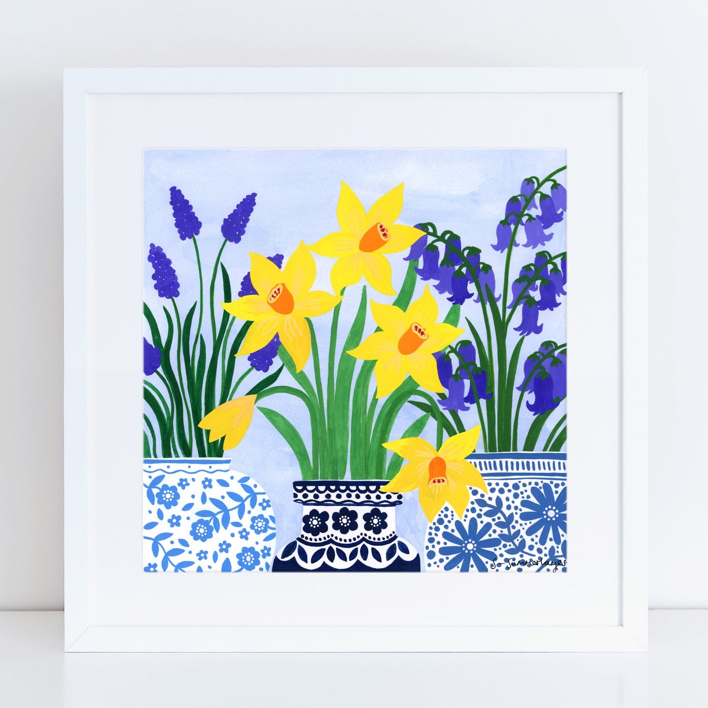Spring Vases Art Print