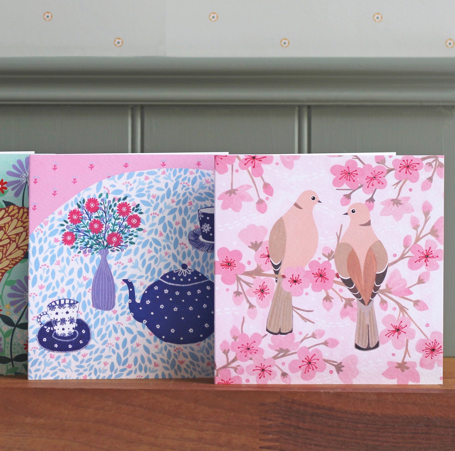 Notecard Pack - Springtime Corners