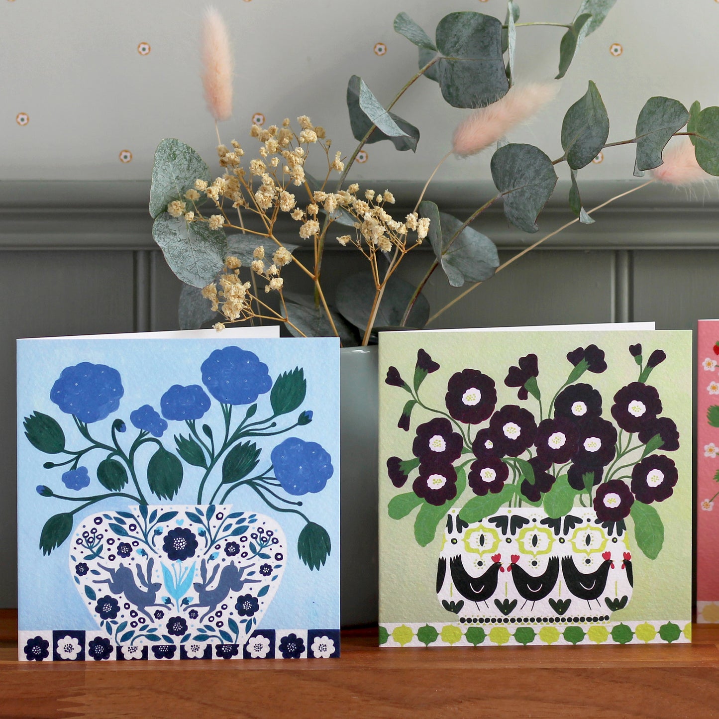 Notecard Pack - Painted Vases