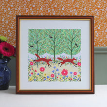 Load image into Gallery viewer, Summer Foxes Art Print
