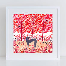 Load image into Gallery viewer, Autumn Greyhound Art Print