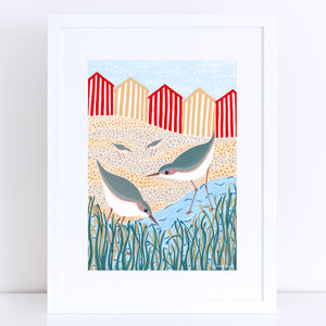Beach Birds Art Print