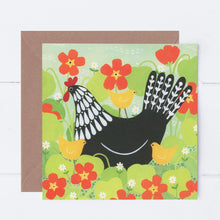 Load image into Gallery viewer, Hen And Chicks Greeting Card