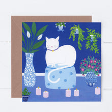Load image into Gallery viewer, Serene Cat Greeting Card