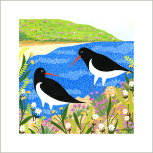 Coastal Sea Birds Art Print
