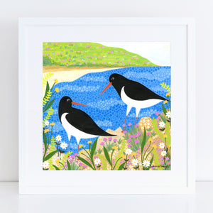 Coastal Sea Birds Art Print