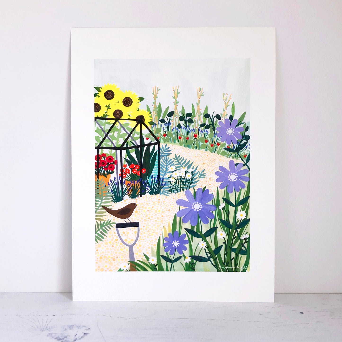 Gardening Art Print