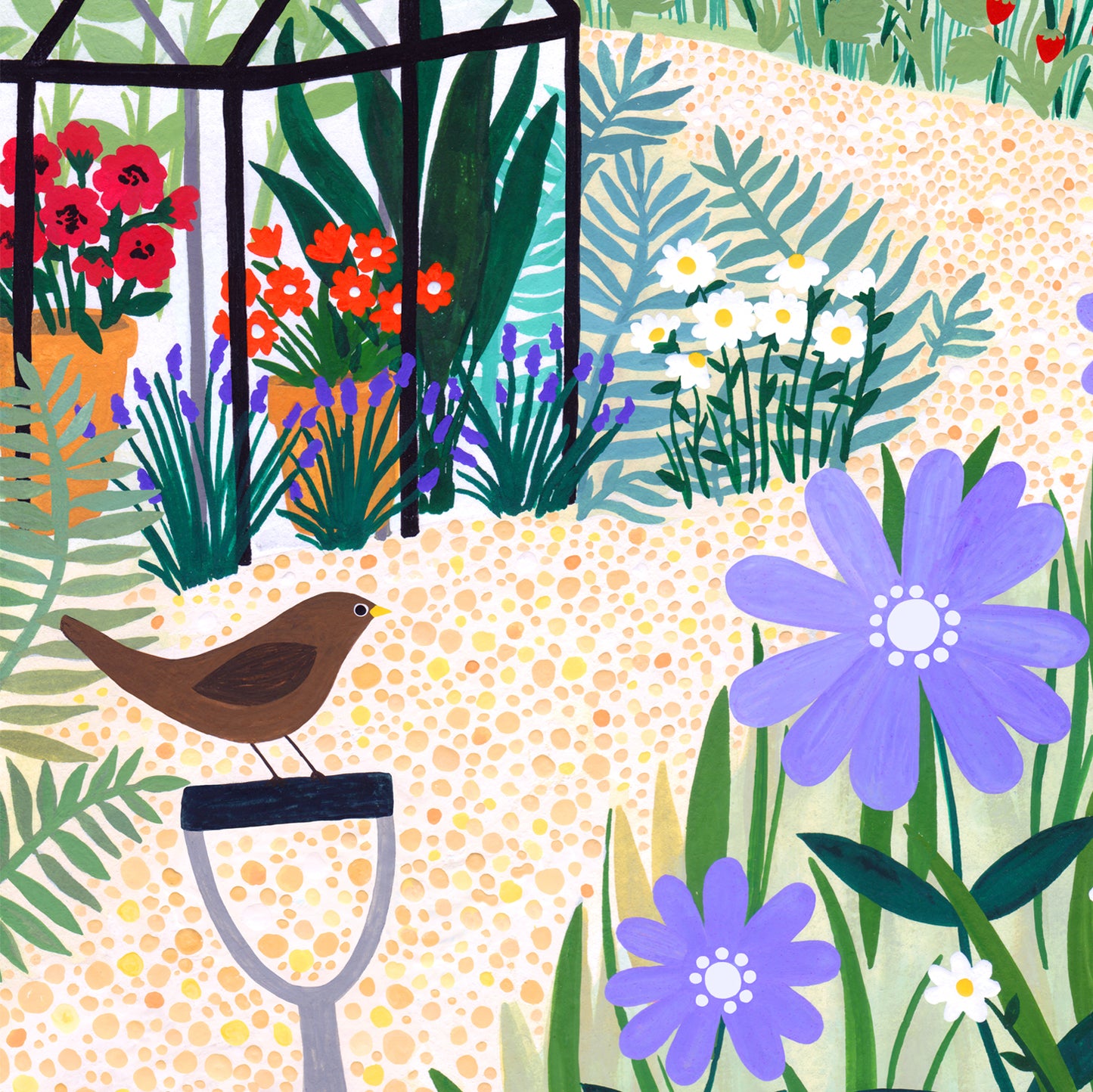 Gardening Art Print