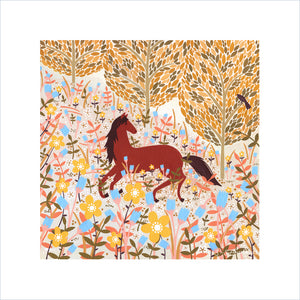 Horse Meadow Art Print