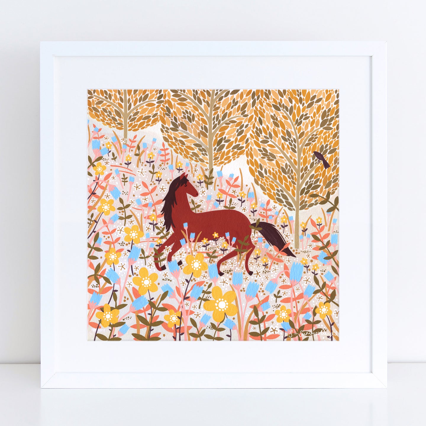 Horse Meadow Art Print