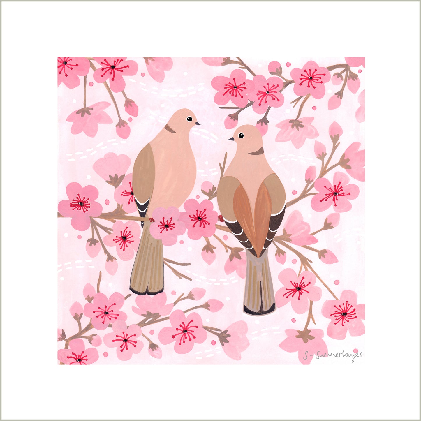 Love Birds Art Print
