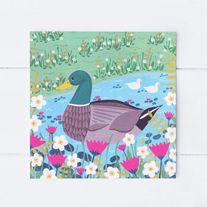 Duck Pond Greeting Card