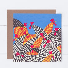 Load image into Gallery viewer, Hello Chickens Greeting Card