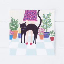 Load image into Gallery viewer, Hungry Cat Greeting Card