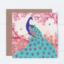 Load image into Gallery viewer, Peacock Greeting Card