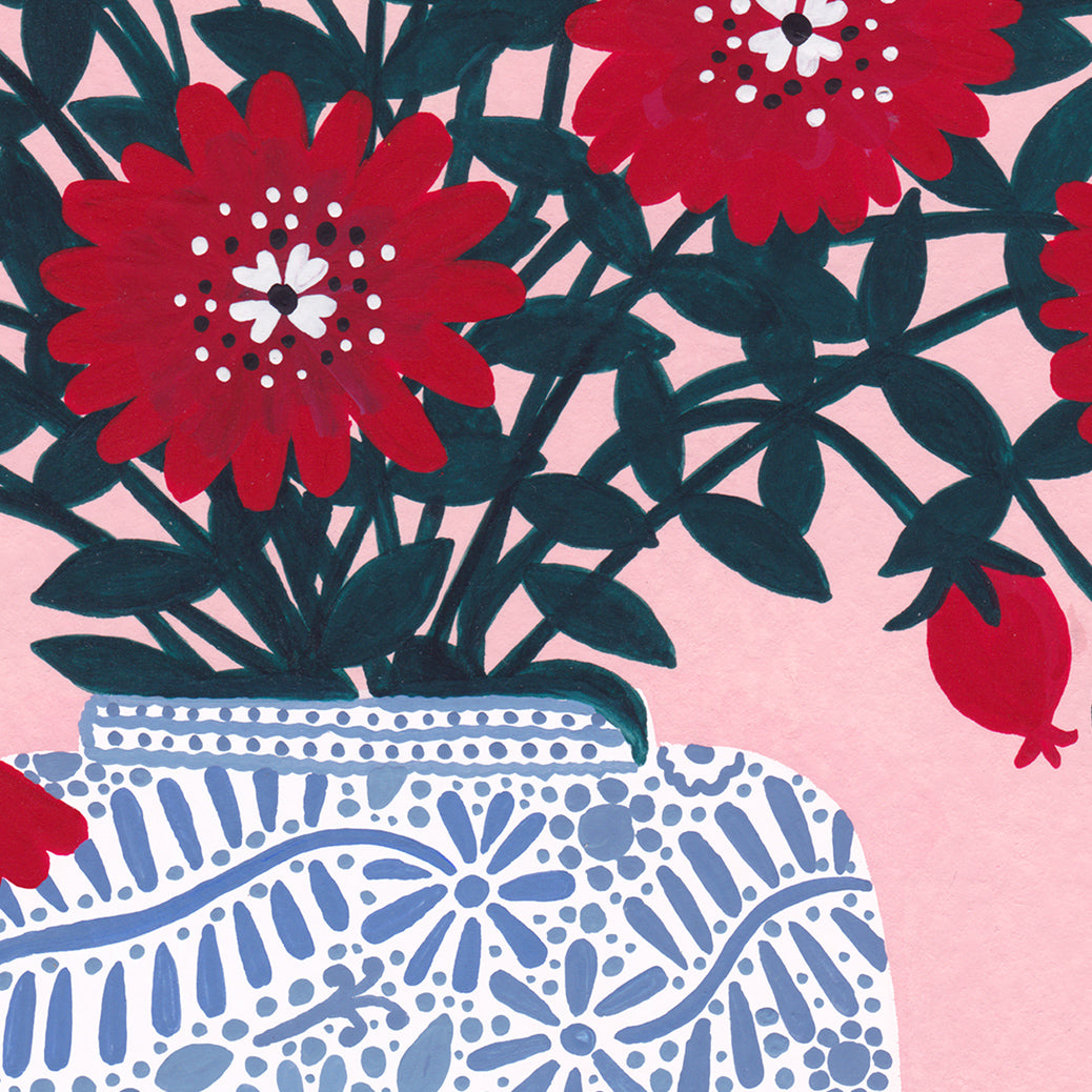 Red Flowers Art Print