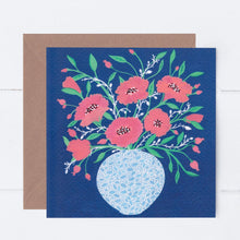 Load image into Gallery viewer, Midnight Flowers Greeting Card
