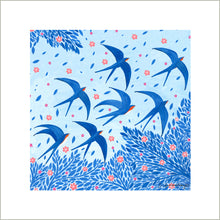 Load image into Gallery viewer, Swallows Art Print