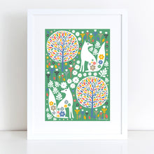 Load image into Gallery viewer, Scandi Foxes Art Print