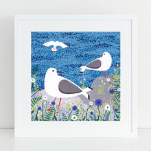 Load image into Gallery viewer, Seagulls Art Print