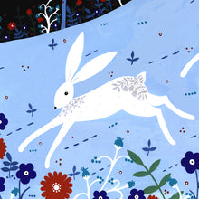 Load image into Gallery viewer, Winter Hares Art Print