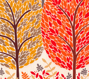Autumn Trees Art Print