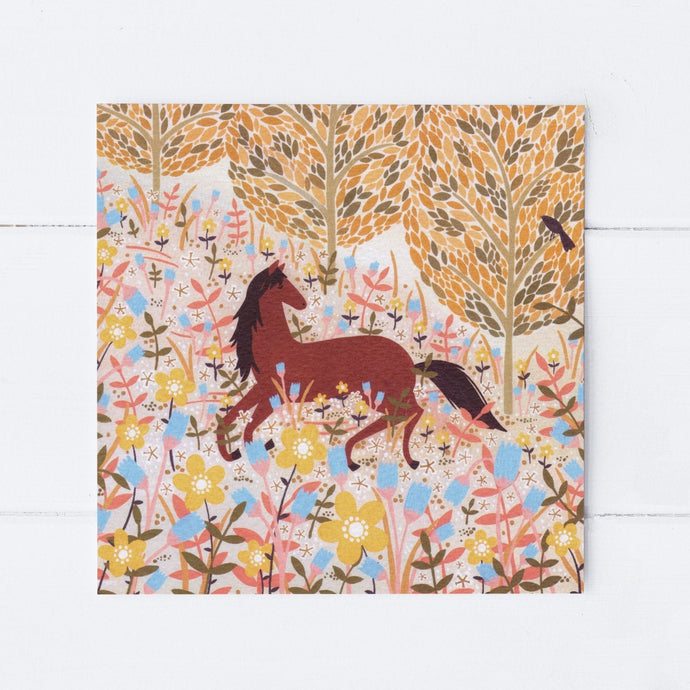 Horse Meadow Greeting Card