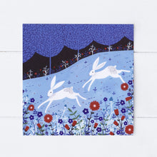 Load image into Gallery viewer, Winter Hares Greeting Card