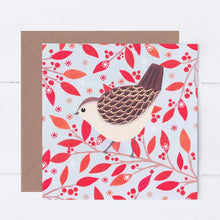 Load image into Gallery viewer, Winter Wren Greeting Card